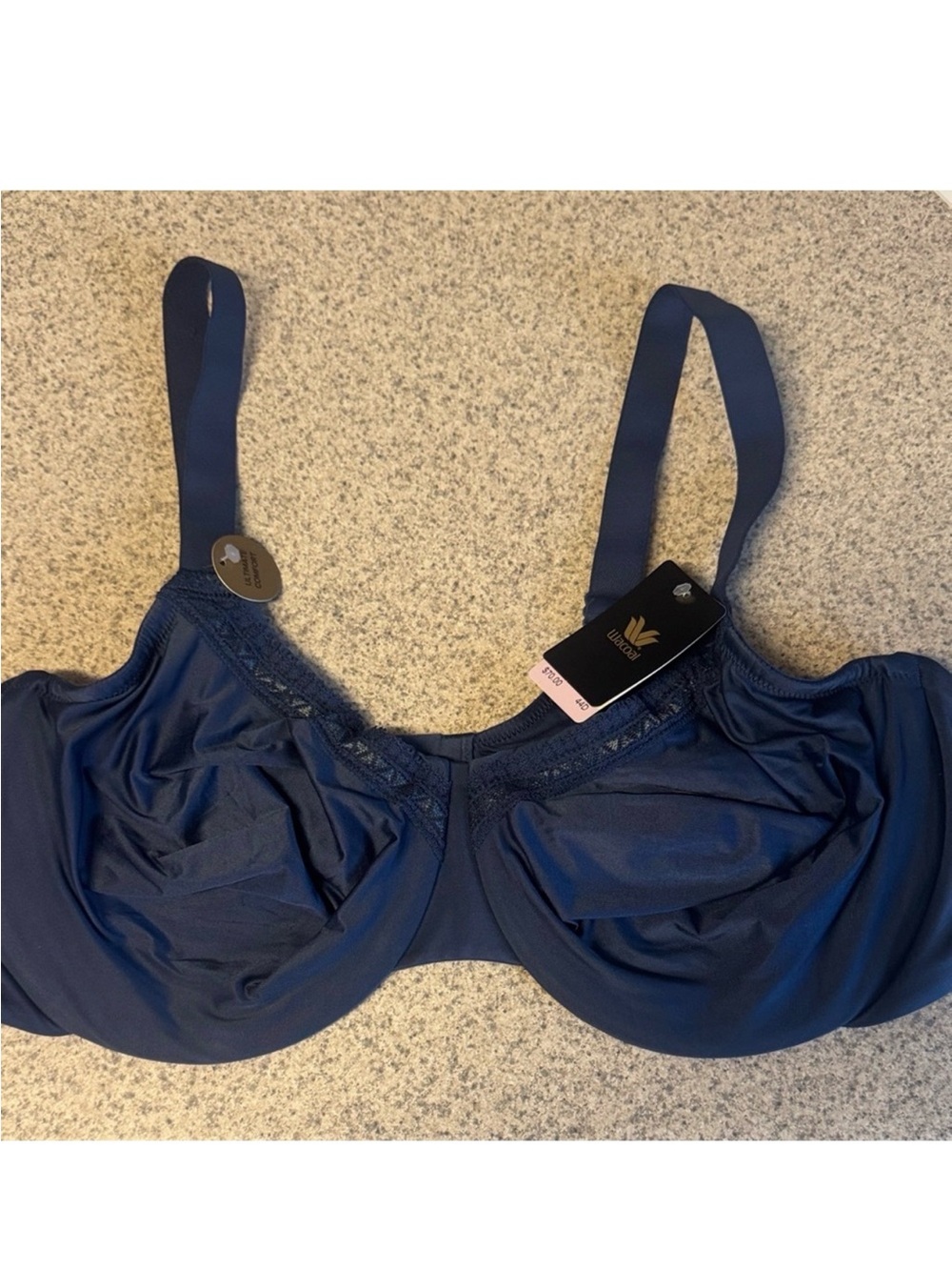 Wacoal Navy Blue Underwire Support Bra